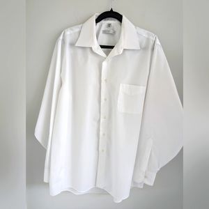 Men’s Geoffrey Beene white dress shirt - Large